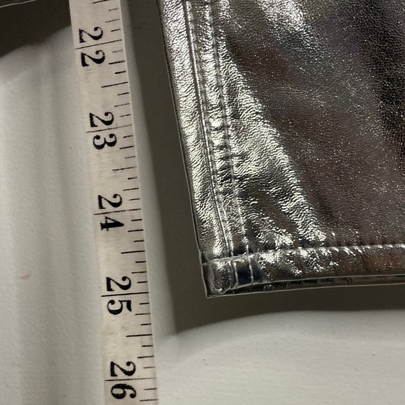 GAP Women's cheeky straight high rise Silver Pants 10p - Picture 8 of 11